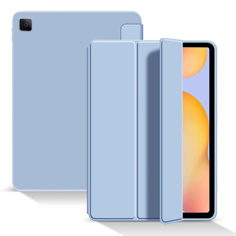 Premium Tri-Fold PU Leather Magnetic Flip Stand Cover with Auto Sleep/Wake Feature