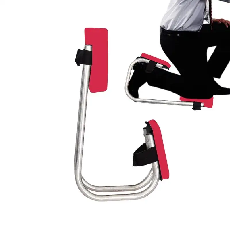 garden kneeler seat Stainless steel Garden Seat Strap on Kneeling Device Portable Labor-Saving Knee Seat Leg Brace