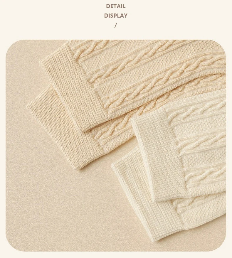 1/2 Paar Modische Warme Herbst-Winter Kaschmir-Wollsocken Damen Casual Mittellange Socken Einfarbige Warme Harajuku Socken – Detail 11