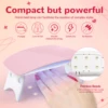 COSCELIA 6 Colors Nail Gel Polish Set with Nail Lamp Base Top Coat Rose Cuticle Oil and Nail Manicure Tools for Beginner 3