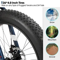 Hiland-Vélo de montagne Fat Opathy pour enfants, vélo de plage pour enfants, frein à disque pour touristes, Shimano, 7 vitesses, 5 ans et plus, 20 pouces 5