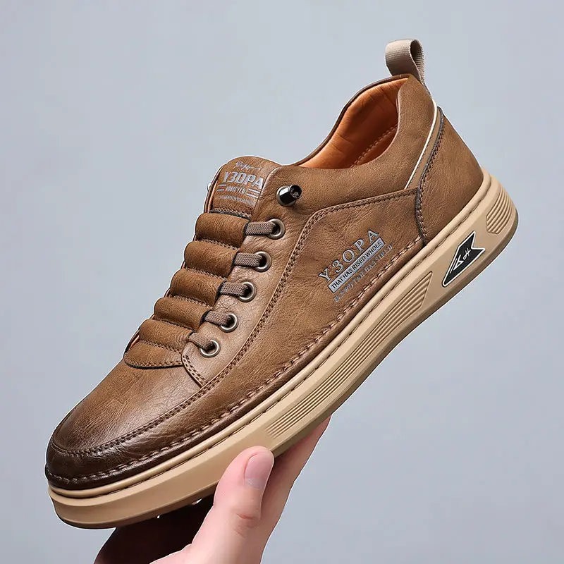 Luxury Brand Male Comfortable Driving Shoe Men's Leather Fashion Shoes Classic Men Casual leather shoes