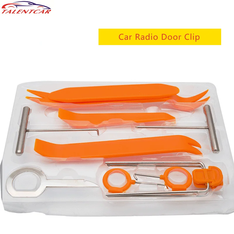 12Pcs/set Plastic Auto Car Radio Door Clip Panel Trim Dash Audio Removal Installer Pry Tool 100% Brand New And High Quality | Автомобили и