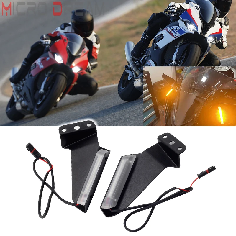 Motorcycle Led Front Turn Signal For Bmw S1000rr S1000 Rr 20192022 S 1000 Rr Stealth Wing