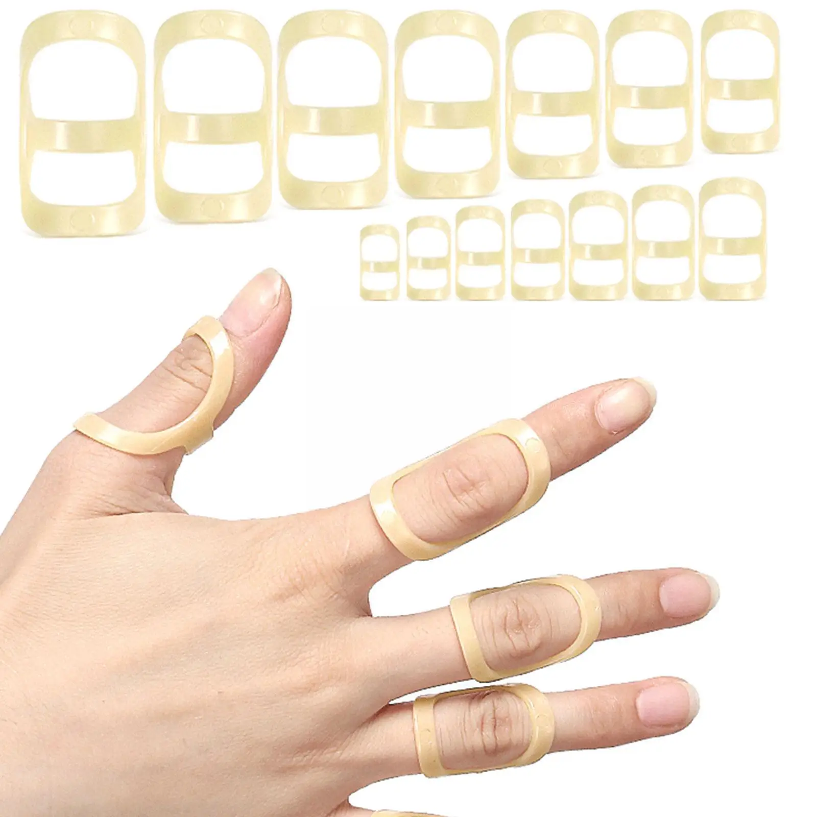 Finger Splint Fixed Ring Adjustable Broken Finger Joint Arthritis