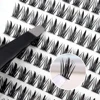 2PCS Stainless Steel Eyelash Tweezers Flat Eyebrow Clip Hair Removal Cosmetic Tools Double Headed Blackheads Acne Removal Tools 6