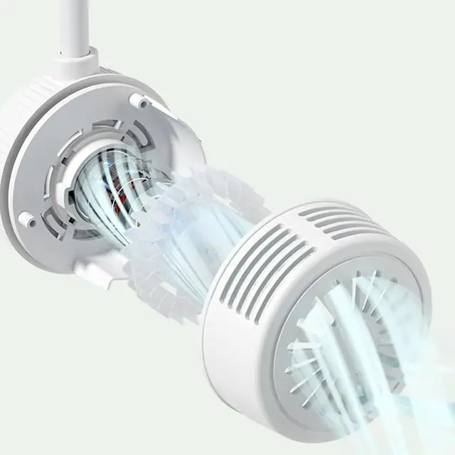 Ventilátorok A Nyakad Kihangosító Pengék Nélküli Rajongói Háromsebességgel Megváltoztatják Hordható Személyi Ventilátort, Levél Nyak Légkondicionálót - Image 4