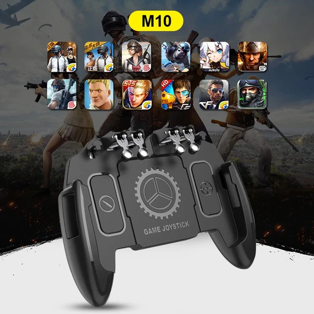 Controlador de juegos Gamepad Disparo Disparo Gratis Fuego Ventilador  Gamepad Joystick para IOS Android Teléfono Móvil