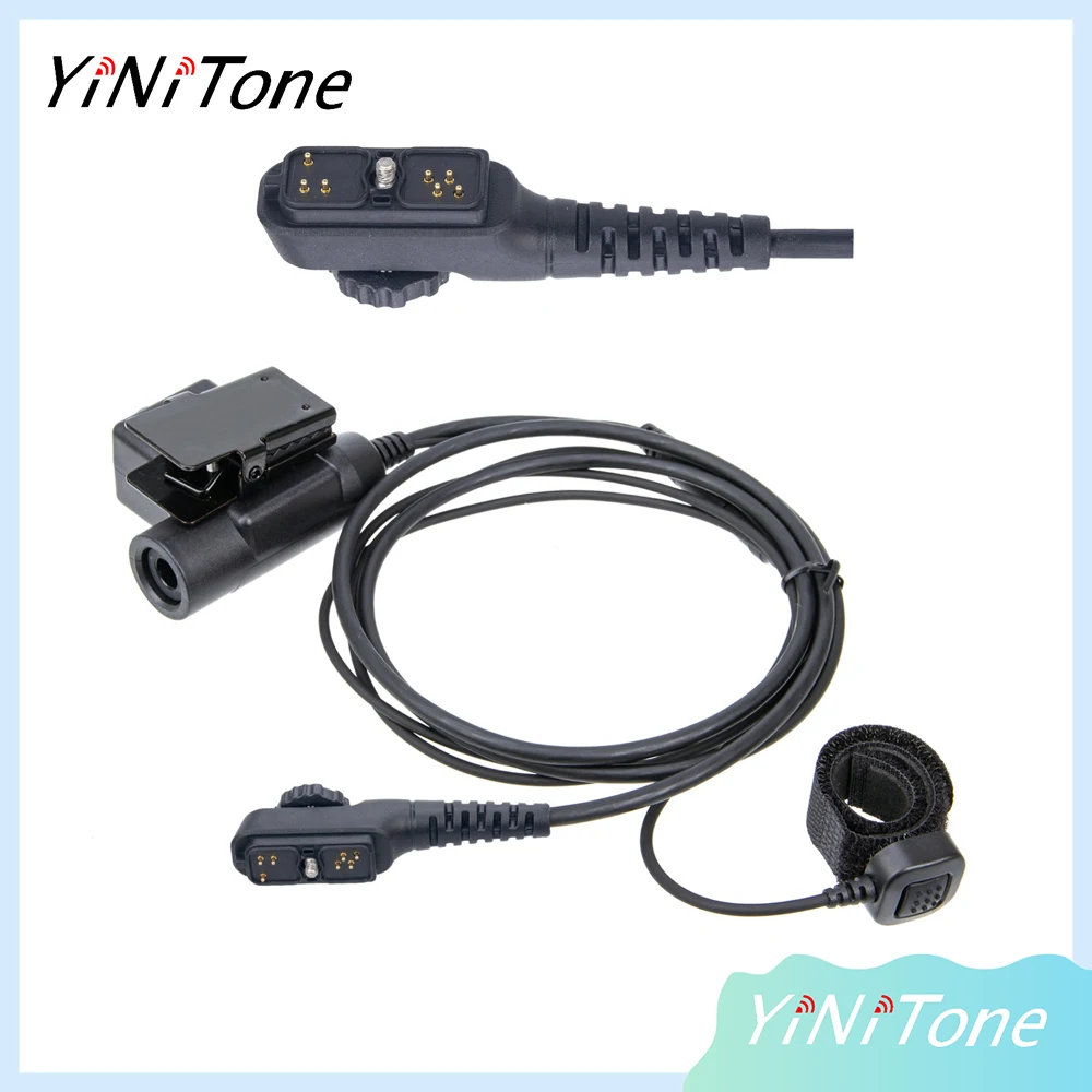 

High Strength U94 PTT Finger Microphone Adapter for radio walkie talkie Hytera PD700 PD780 PD785G PD788