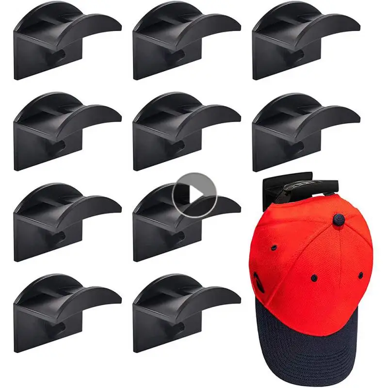 Perchero adhesivo para colgar en la pared, organizador de sombreros de béisbol, sin perforación, para dormitorio, 3 o 5 piezas AliExpress