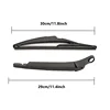 11" Rear Windscreen Wiper Blade And Arm For Peugeot 407 SW 407SW (6E) 2004-2011 Back Window Windscreen Glass Blades accessories 3