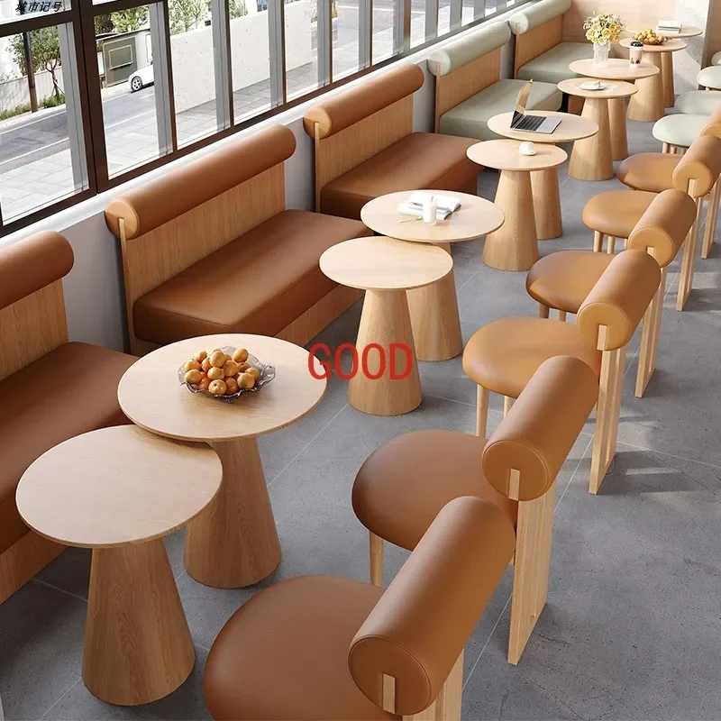 Heated Table Caf&eacute; Furniture Sets Nordic Round Small Console Restaurant Coffee Chairs Tables Minimalist Salontafel Home Furniture