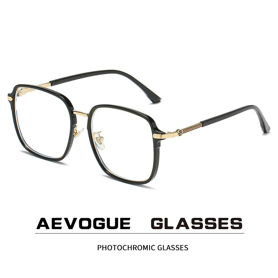 

AEVOGUE Eyewear Frame Female Fashion Glasses Women Computer Anti Blue Glasses Men Mirror Retro Glasses Unisex AE1607