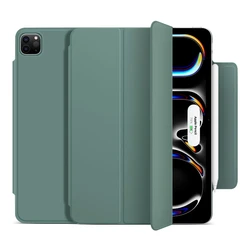 Versatile Magnetic Protective Case for iPad - Premium Tablet Cover and Accessories (Dark Green)