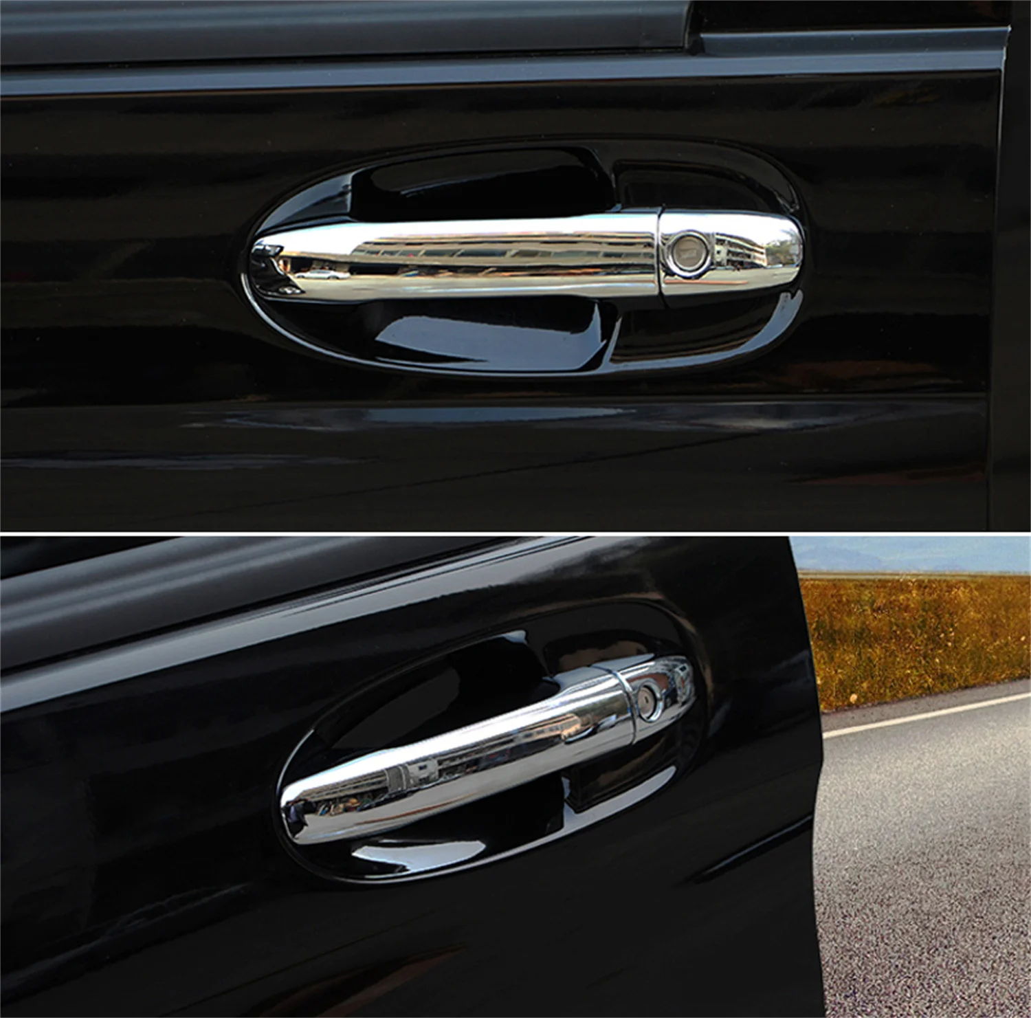Für Mercedes Benz Vito W447 2016-2021 Auto Galvanisieren Außentür Griff  Abdeckung Trim ABS Auto Außen Änderung Teile - AliExpress