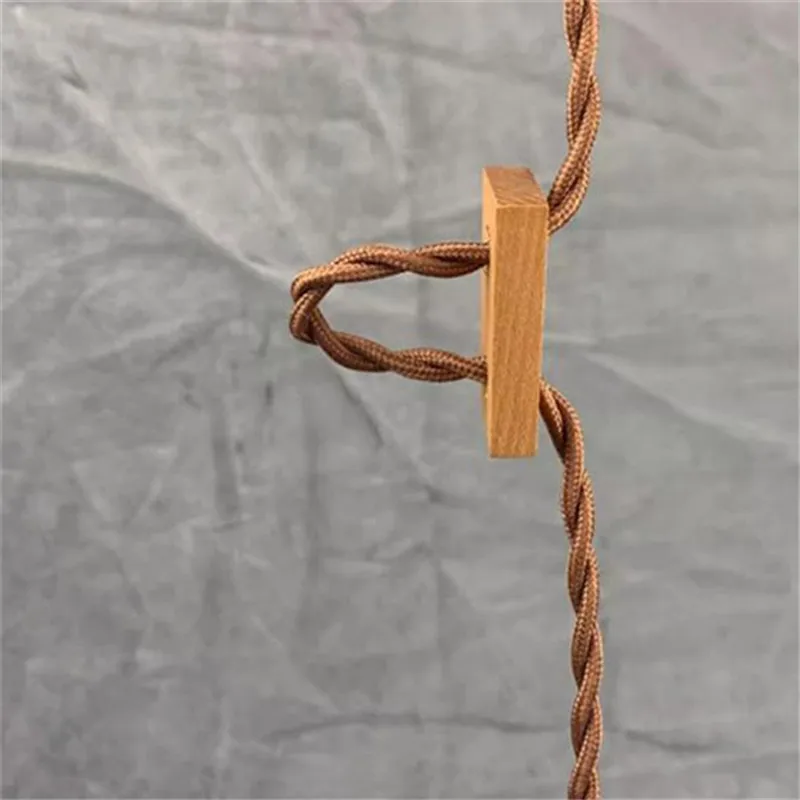 2PCS Wooden cable wire height adjuster buckle length and height adjustment creative light wire decoration lighting accessories