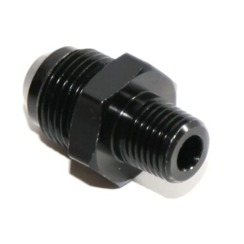 AN10 to M14X1.5 M16X1.5 M18x1.5 Metric Male Fitting Straight Adapter Aluminum Black aluminum flare adapter