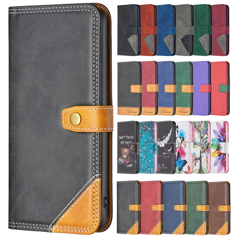 Flip On For Samsung Galaxy M52 5g M526 Classic Phone Wallet Leather