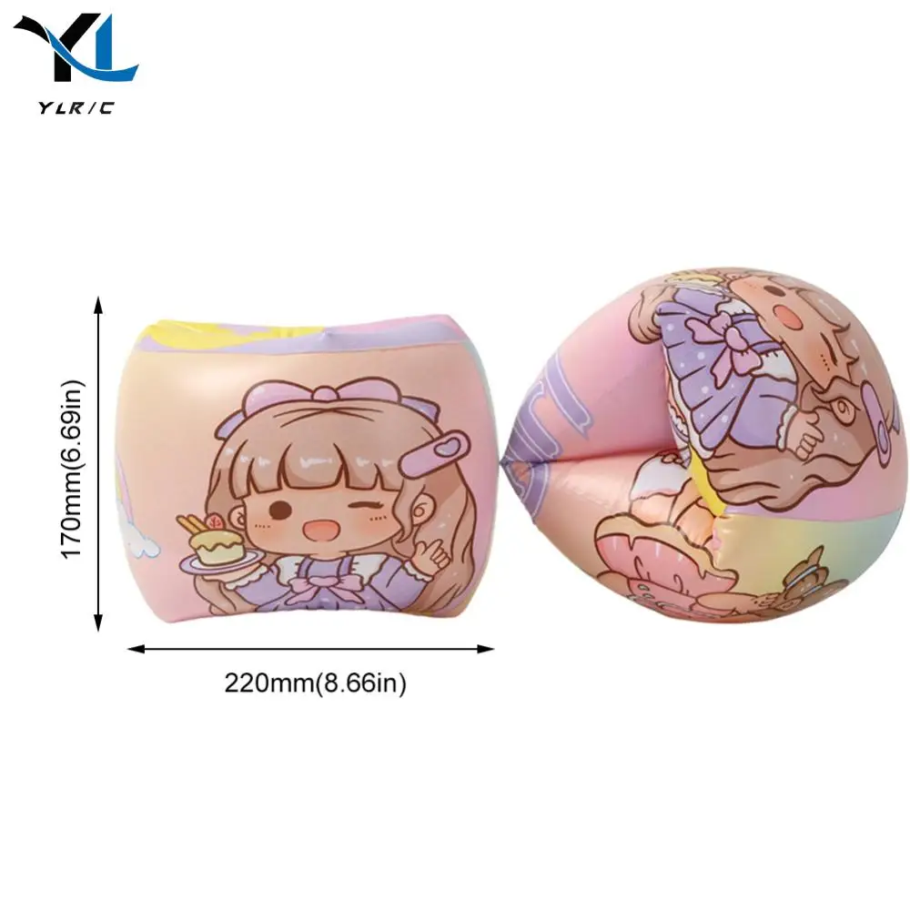 Cute Swim Floater Sleeves Inflatable Swimming Arm Float Rings Safe Swim Floating Rings for Kids Toddlers and Adults
