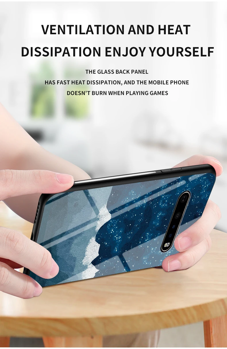 Luxury Mirror Tempered Glass Phone Case For Lg G8 Thin Case_voghion.com