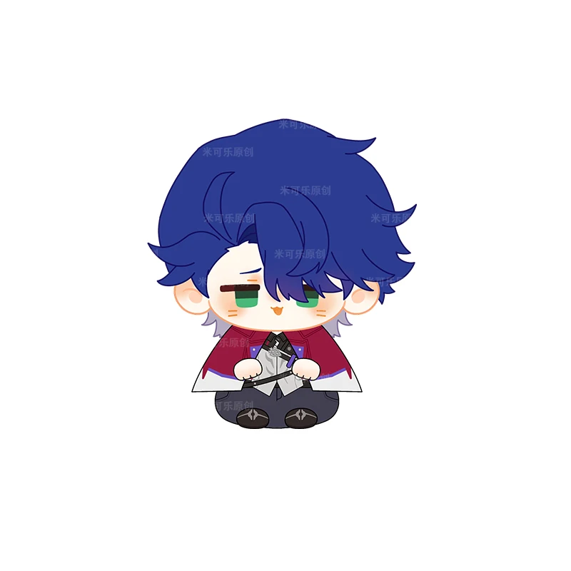 Game Honkai: Star Rail Sampo Koski Aventurine Dr. Ratio Cute 12cm Sitting Posture Dango Bag Pendant Keychain Gift