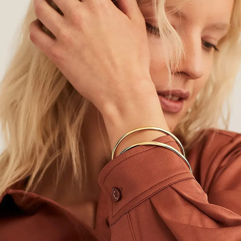 Diamday Bracelet Femme Or Jonc Acier Inoxydable Femme Lot Bracelets