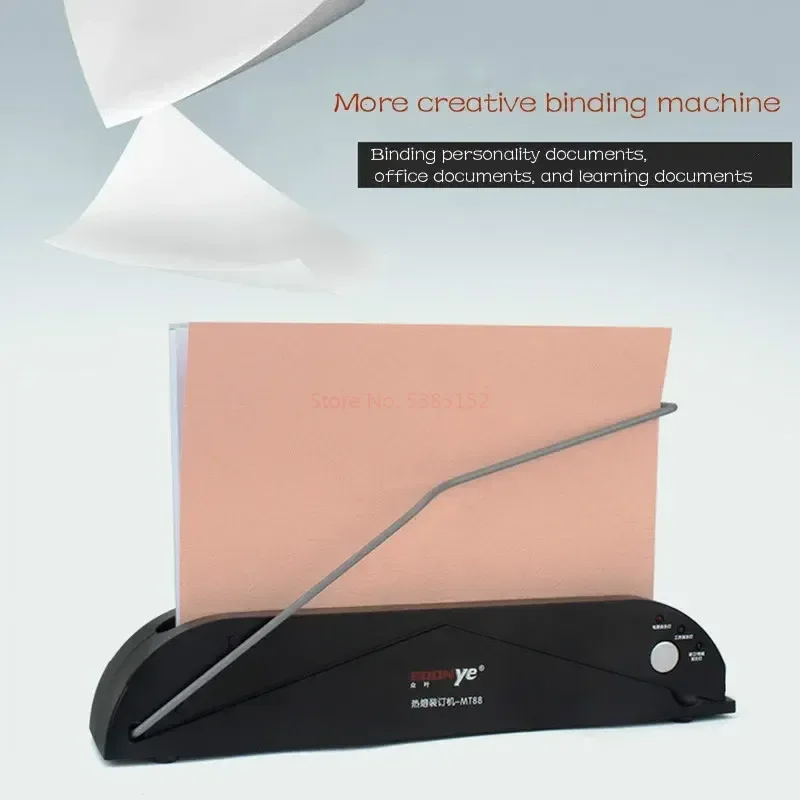 Description Picture 3 of itemHot Melt Binding Machine Glue Binding Machine Hot Melt Machine Bidding Financial Voucher Rubber Seal Set Binding Machine Small