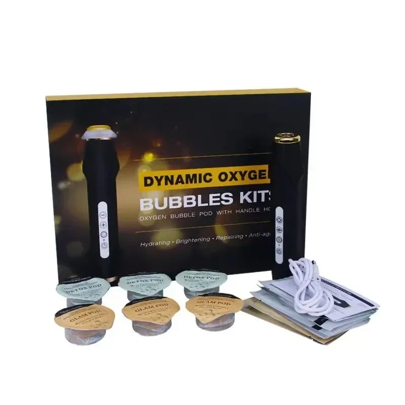 NEWEST Portable CO2 Oxygen Bubble Pen Exfoliate Balance Serum Facial Massager High-frequency Vibration Skin Care Beauty Machine