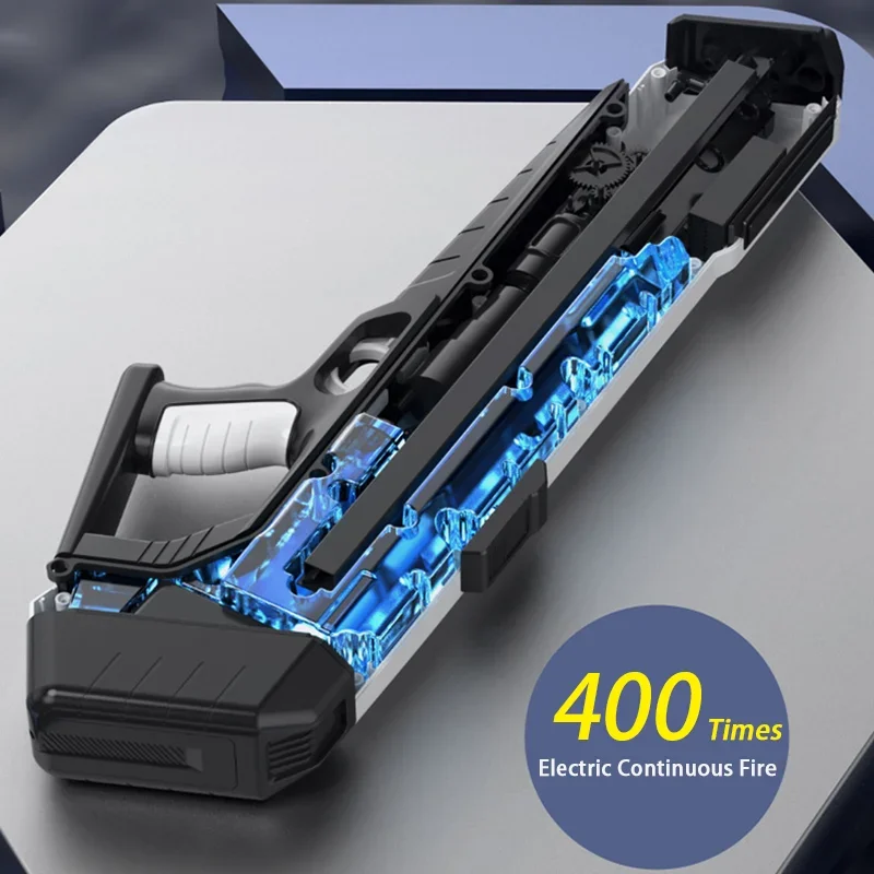 Powerful Water Gun Automatic Continuous Shooting Electric Water Blaster Pistol Water Play Pool Summer Beach Toys For Kids Adult 6