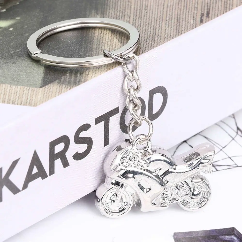 Mini Motocykl Srebrna Kolor Specjalny Torba Na Prezenty Klamra 3D Motocykl Zaprojektowany Brelok W Kształcie Breloczka Do Kluczy Kluczyk Do Samochodu