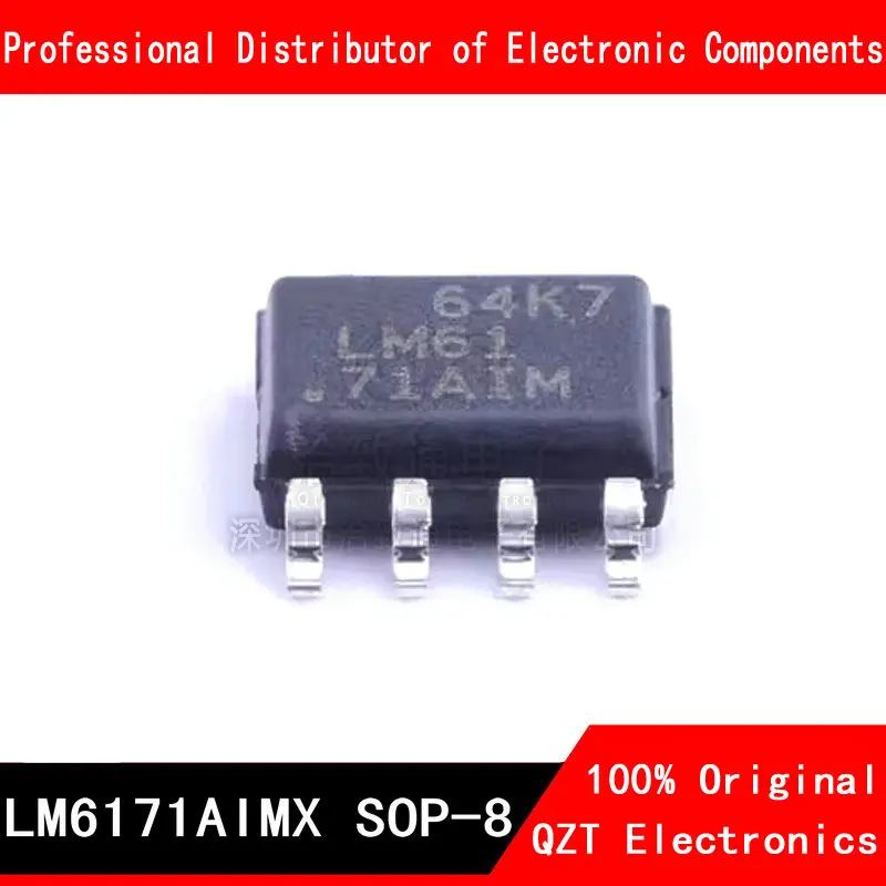 10pcs/lot LM6171AIMX SOP LM6171 LM6171A LM6171AI LM6171AIM LM61 SOP-8 new original In Stock