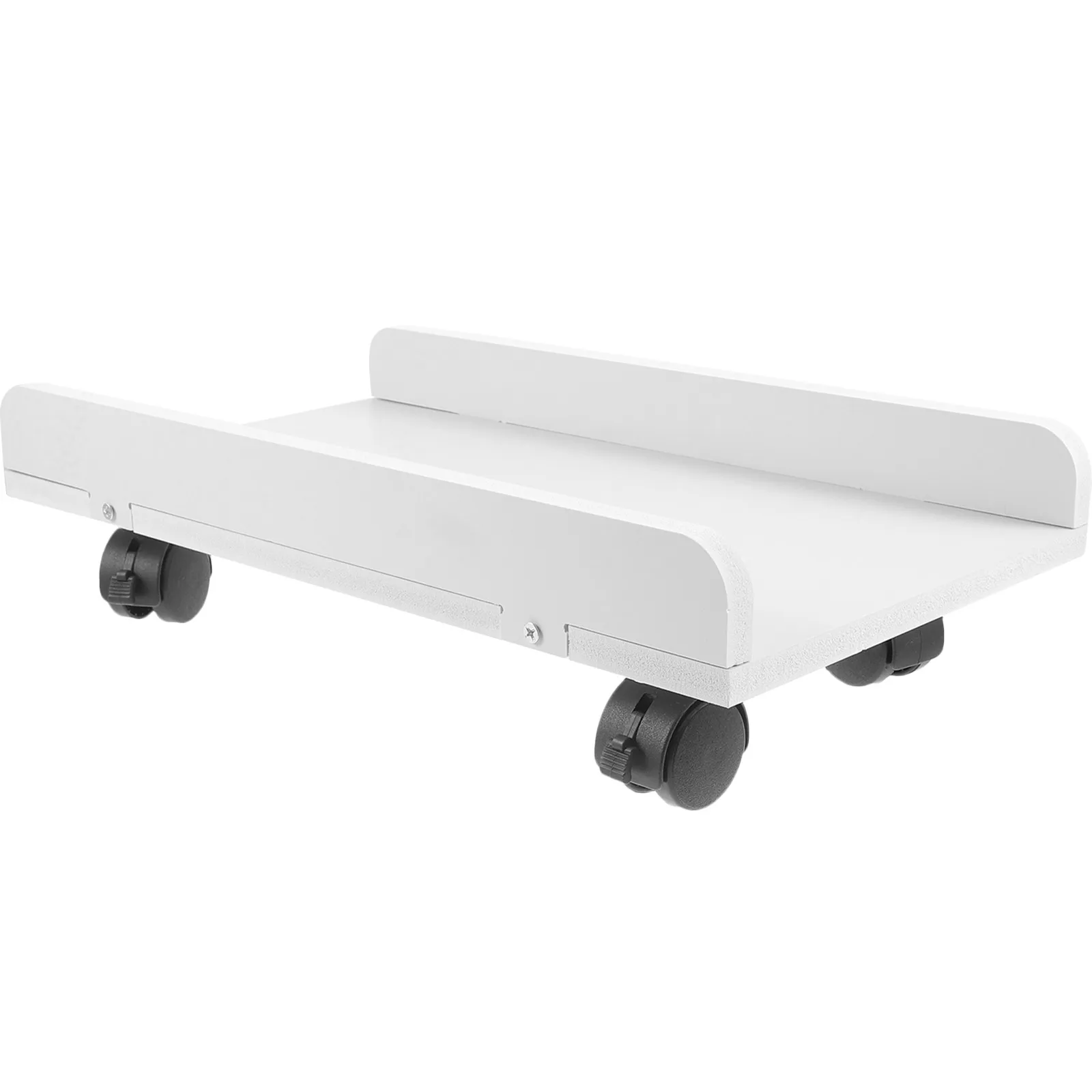 컴퓨터 타워 스탠드 견고한 다기능 모바일 카트 데스크탑 PC 홀더 사무실 책상 아래 공간 절약을 위한 롤링 베이스