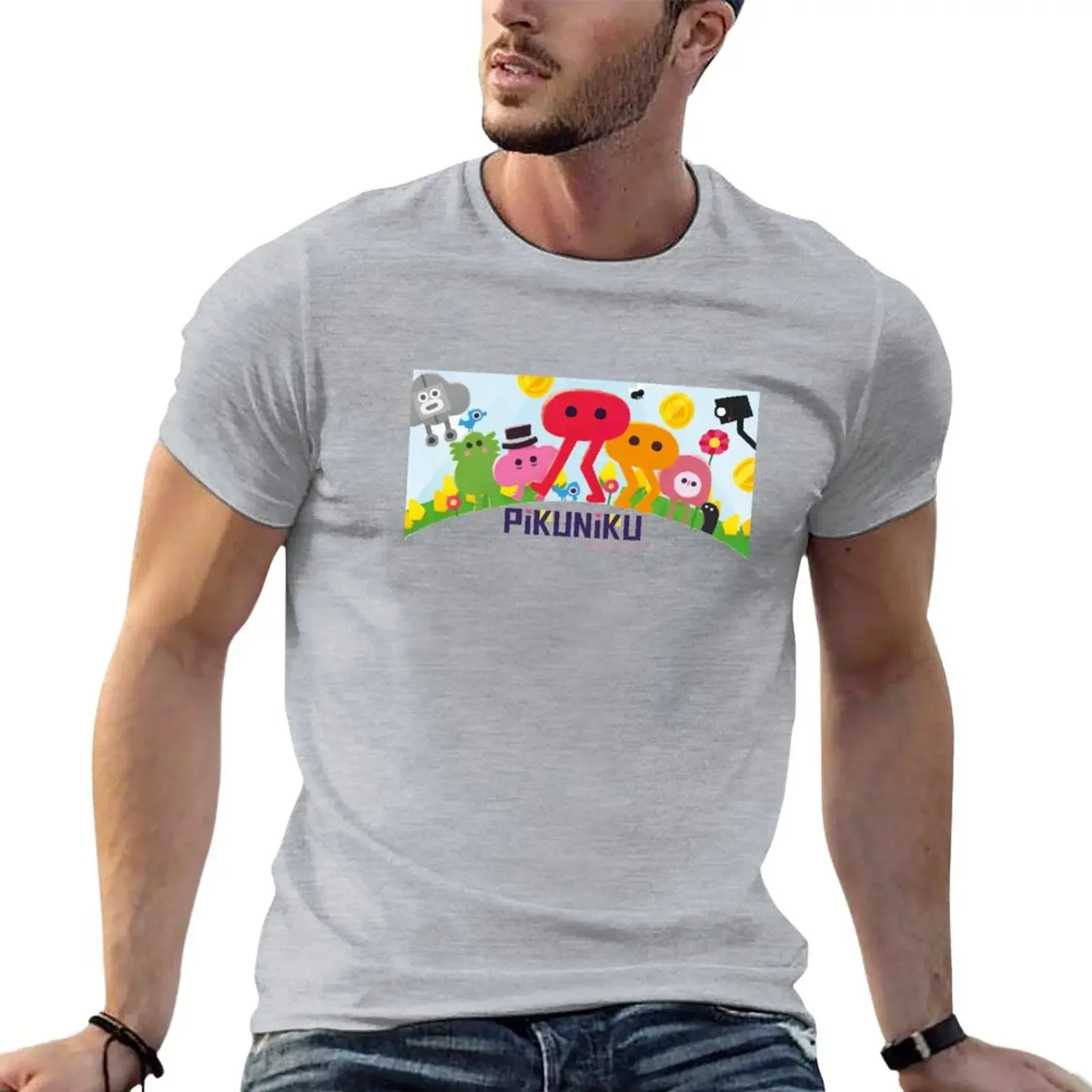 

Pikuniku T-Shirt quick drying tees summer clothes fruit of the loom mens t shirts
