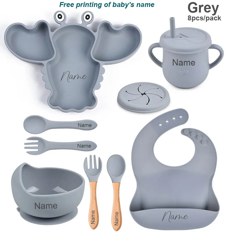 Grey Crab 8pcs