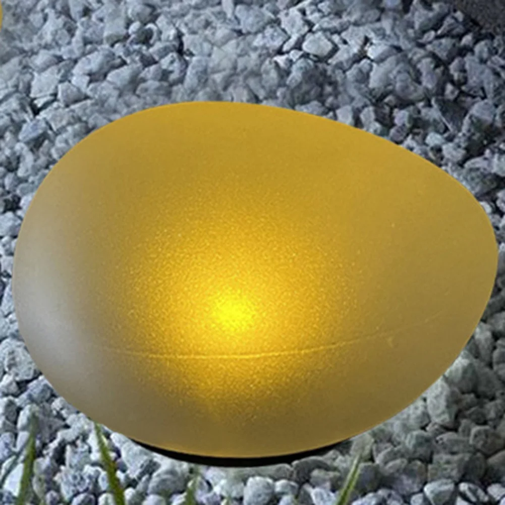 Description Picture 5 of itemGlow Cobble Stone IP55 Waterproof Solar Floor Light 600mAh Garden Lawn Light Last Up To 8H Solar Cobble Stone Lamp for Yard Lawn