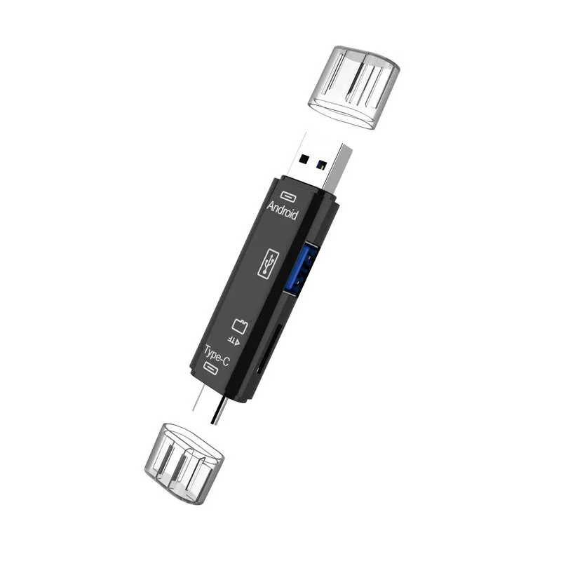 Card Reader Computer Android Mobile Phone Type C Universal Otg 3-1 High Speed Multi-in-one Camera Tf Card Usb Flash Drive Mini