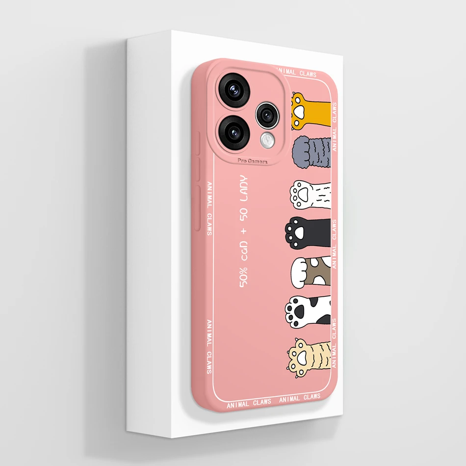 Lovely Cartoon Pattern Soft Silicone Phone Case
