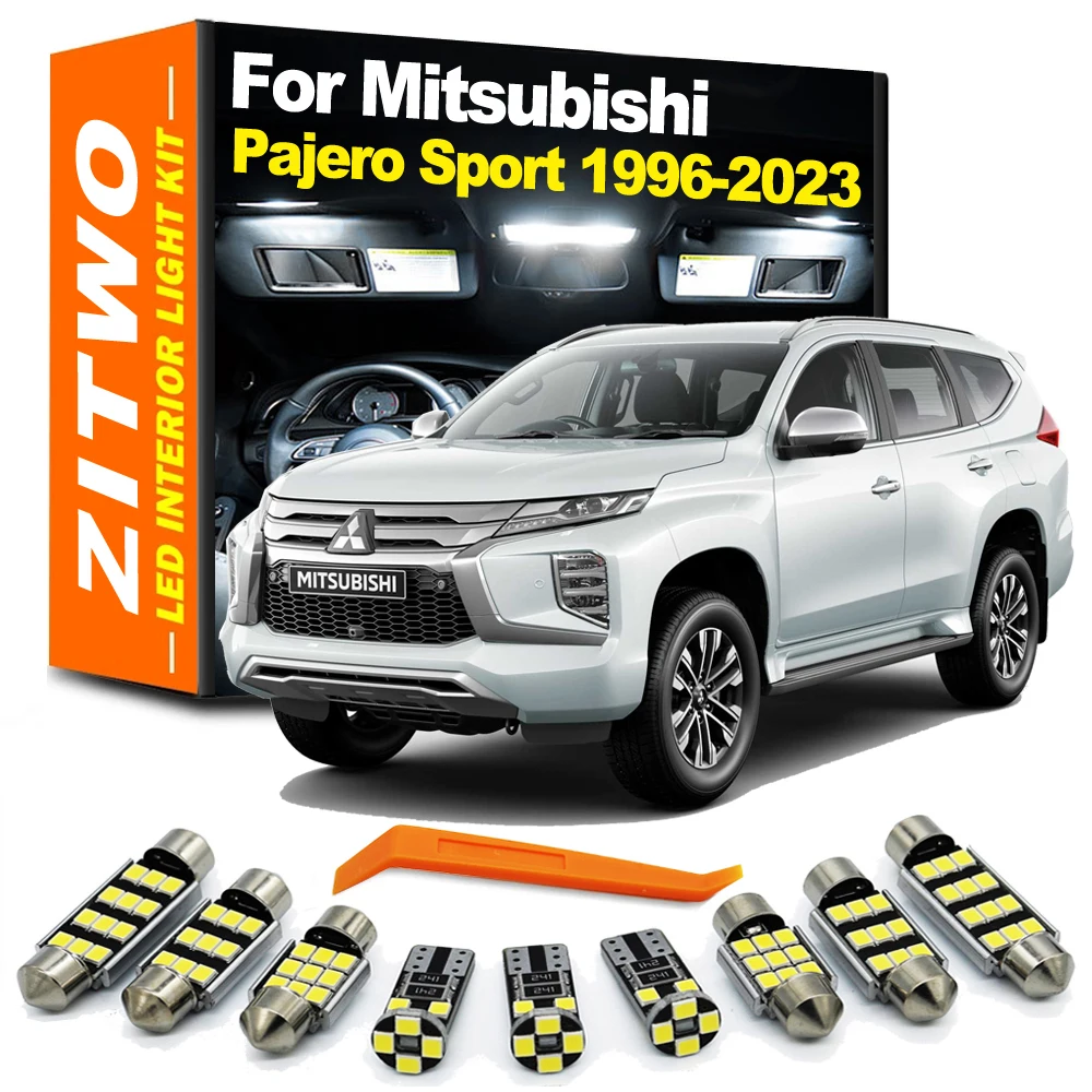 ZITWO Full LED Bulb Interior Light Kit For For Mitsubishi Pajero Montero Shogun Sport 1 2 3 MK1 MK2 MK3 1996- 2021 2022 2023