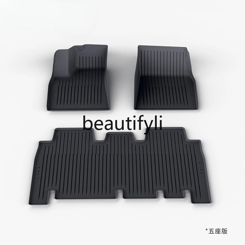 Model x front and rear rows all-weather fully enclosed foot pads five-seat six-seat seven-seat version