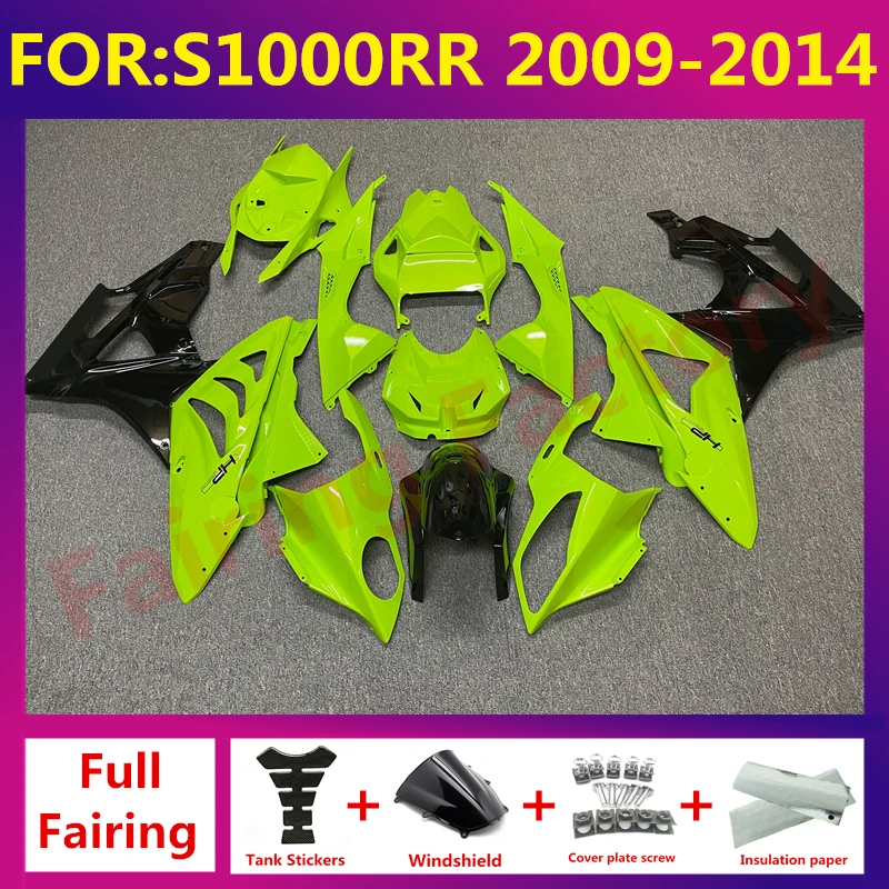

NEW ABS Motorcycle fairings fit For S1000RR 09 10 11 12 13 14 S1000RR 2011 2012 2013 2014 full fairing body zxmt set green black