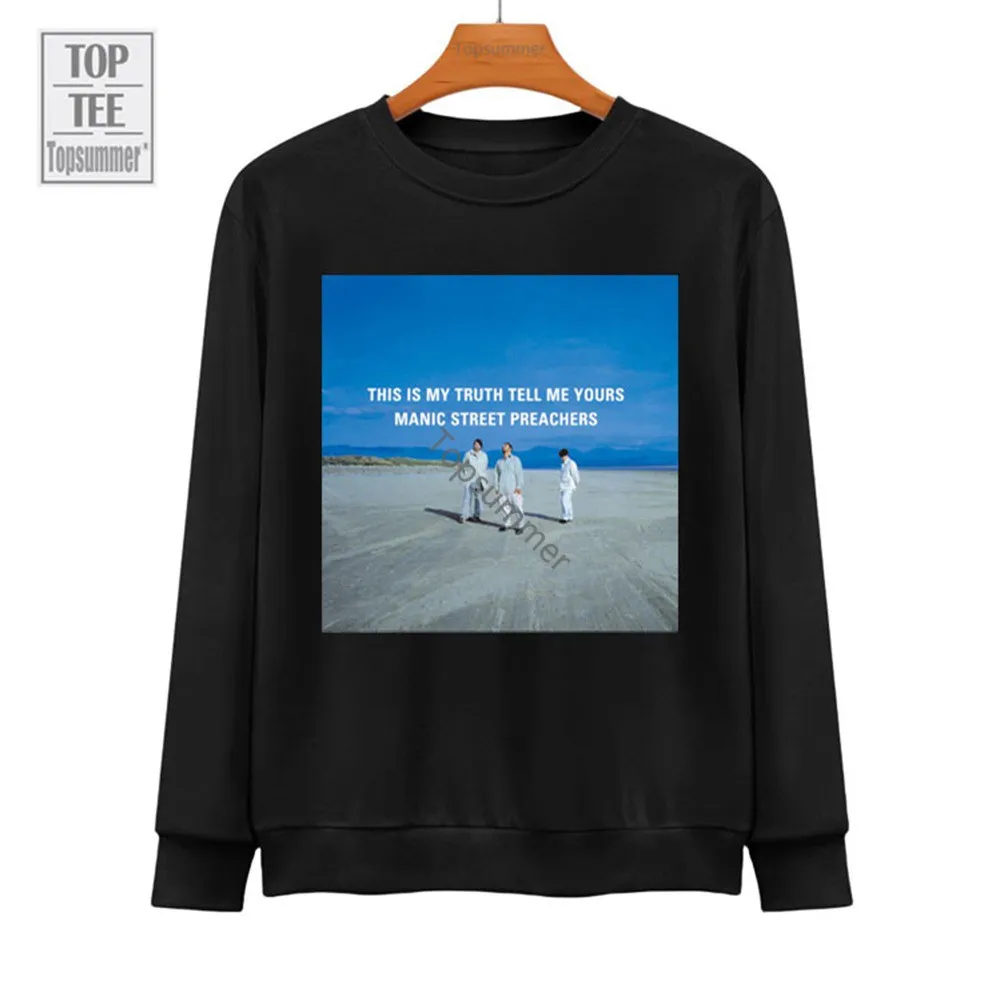 

This Is My Truth Tell Me Yours Album Sweatshirt Manic Street Preachers Tour Hoodies Men'S Hip Hop Rock Graphic Print Hoodie