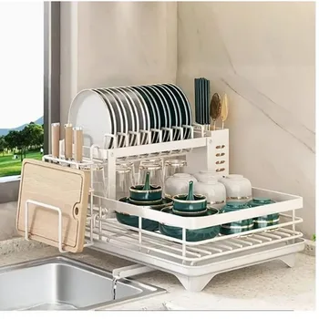 Double Tier Dish Drainer 1