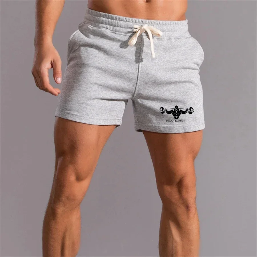 Shorts Gym Shorts Men Outdoor Fashion Summer Men's Casual 3 Points Pants WorkoutShort Gym Sweatpants Short Man Exercise Running 3