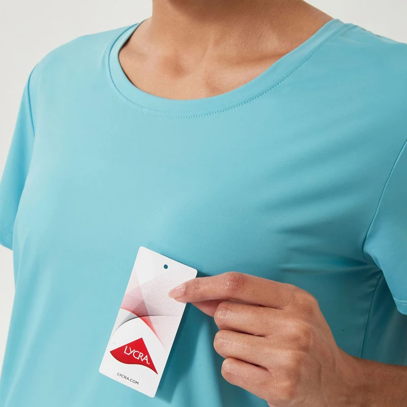 Women Short Sleeve Sports Running T-Shirt Fashion Round Neck Split Hem Soft Gym Yoga Shirt Female Breathable Workout Blouse sports t shirt yoga top yoga shirt sports shirt