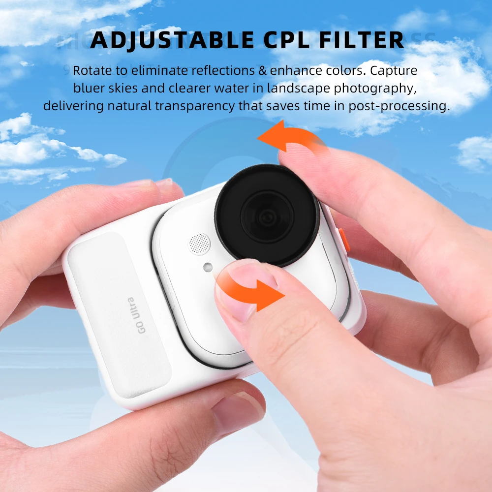 Filtre ND16 CPL UV pour GoPro DJI Insta360 - Lot 3 Filtres