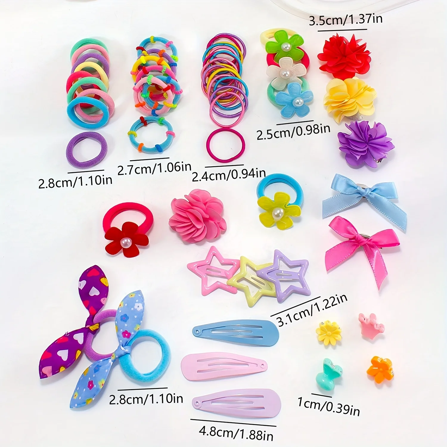 Colorful Elastic Hair Tie Set 5