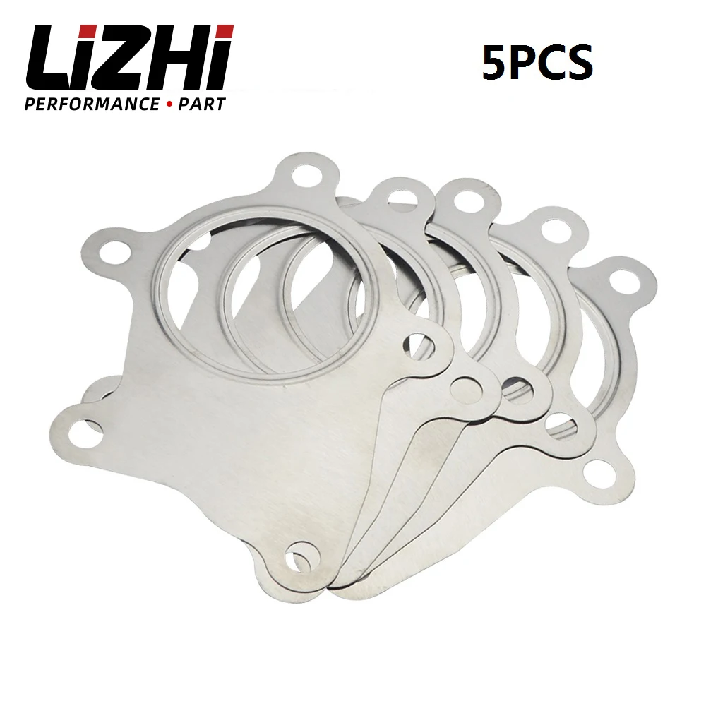 

LIZHI RACING - 5 шт. (лот) T3/T4 турбо разрядная прокладка из нержавеющей стали 304 прокладка A/R.63 разрядная прокладка LZ4804