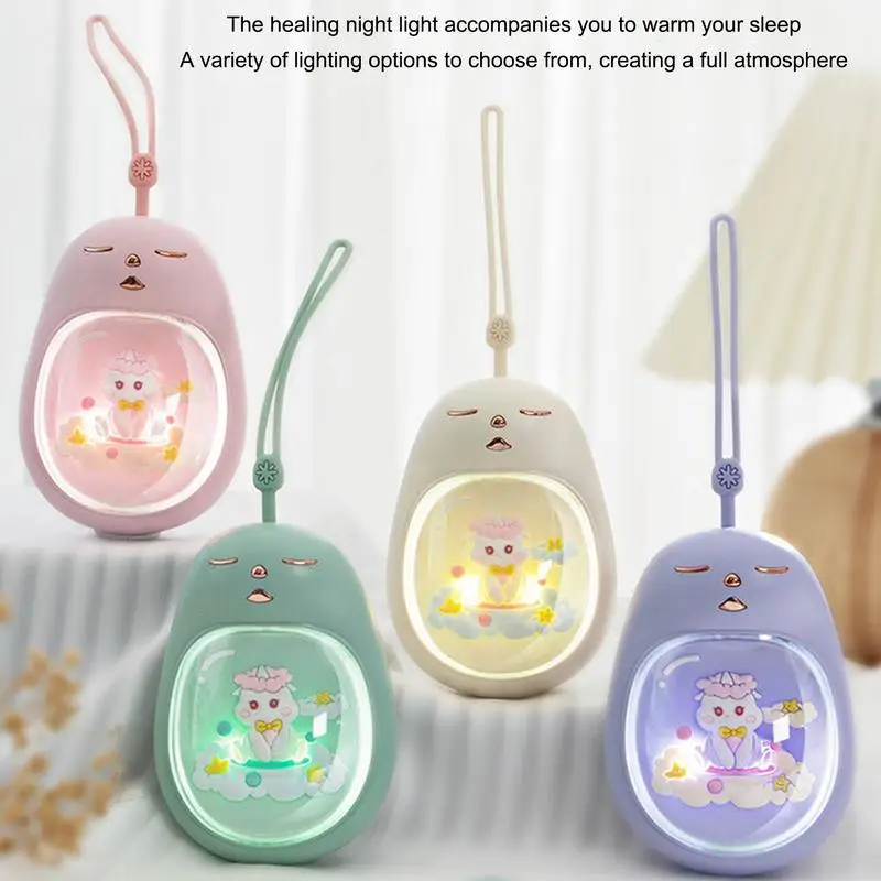 

Cute Hand Warmers Rechargeable Cartoon Shaped Pocket Heater Long Lasting Warming Portable Adjustable Mini Electric Handwarmers