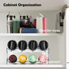 Foldable Wine Rack Stackable Holder Bottle Storage Refrigerator Organizer Cabinet Pantry Free-Standing Tumbler Can Beer Holder 2