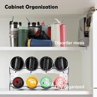 Foldable Wine Rack Stackable Holder Bottle Storage Refrigerator Organizer Cabinet Pantry Free-Standing Tumbler Can Beer Holder 2